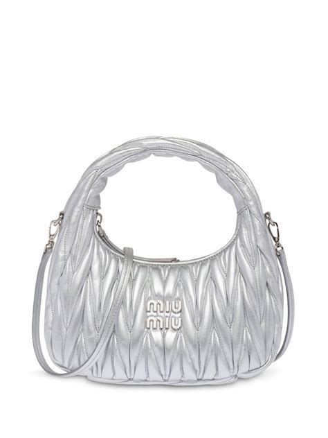 silver miu miu bag|miu mini handbags.